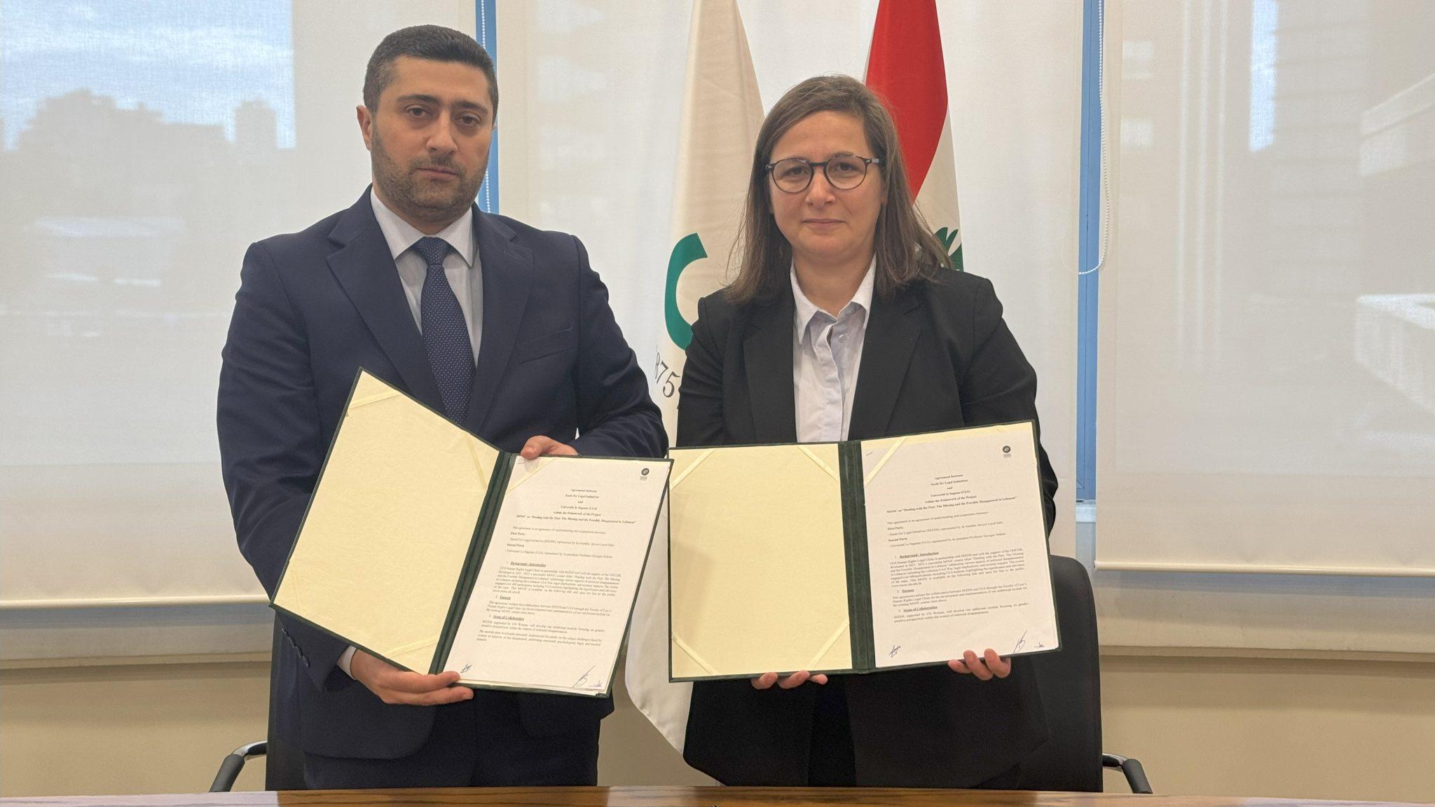 Advancing Legal Education and Human Rights: SEEDS and La Sagesse University Address Lebanon’s Missing with a Gender Perspective